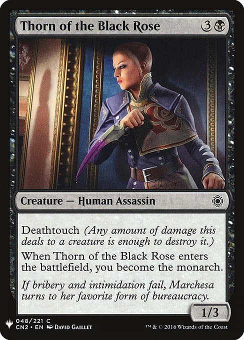 Thorn of the Black Rose from The List (Common)