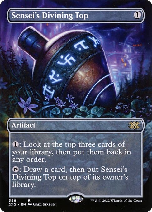 Sensei's Divining Top from Double Masters 2022 (Rare)