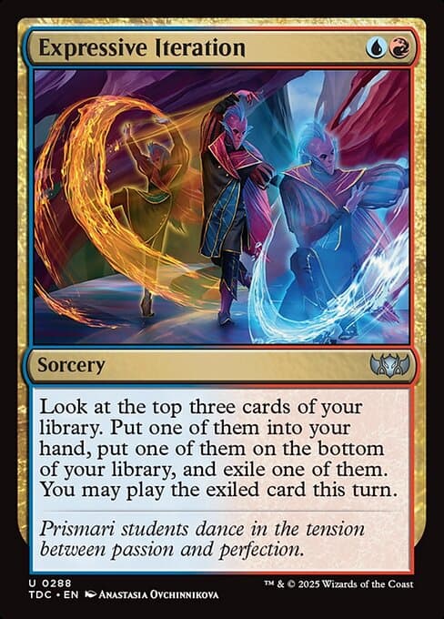 Expressive Iteration from Tarkir: Dragonstorm Commander (Uncommon)