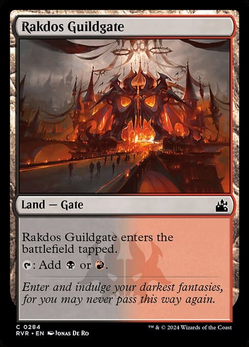 Rakdos Guildgate from Ravnica Remastered (Common)