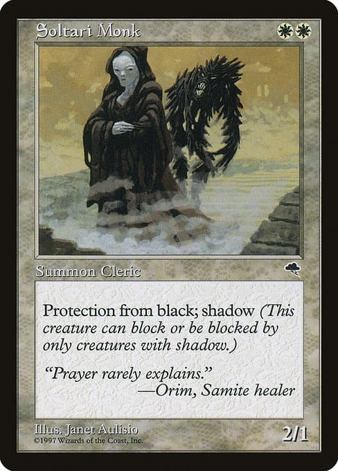 Soltari Monk from Tempest (Uncommon)