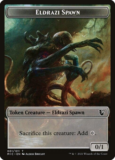Eldrazi Spawn from Midnight Hunt Commander Tokens (Common)