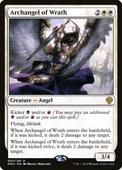 Archangel of Wrath from Dominaria United Promos (Rare)