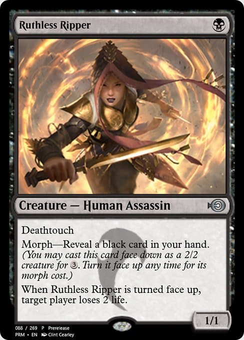 Ruthless Ripper from Magic Online Promos (Uncommon)