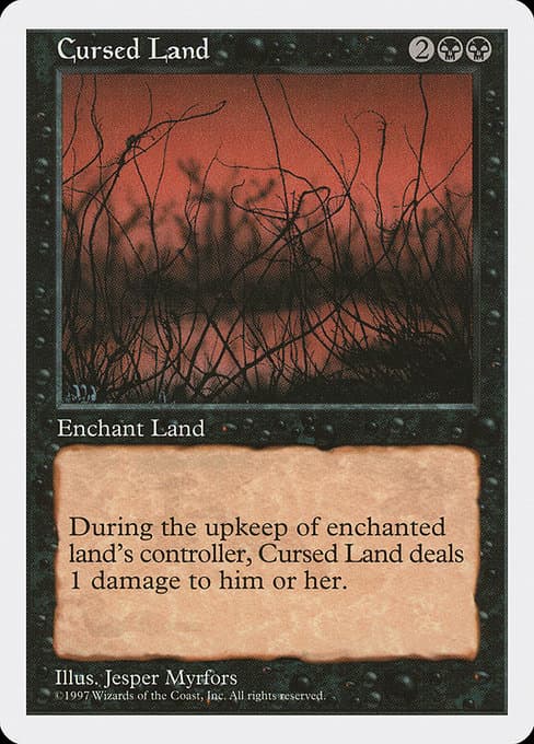 Cursed Land from Fifth Edition (Uncommon)