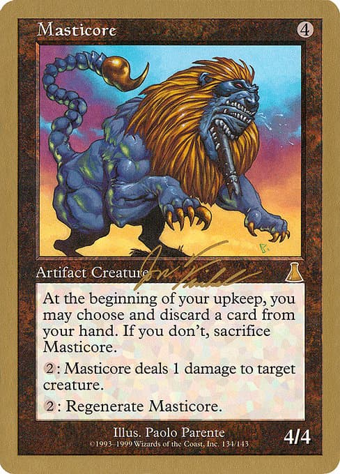 Masticore from World Championship Decks 2000 (Rare)