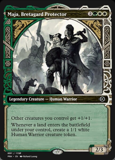 Maja, Bretagard Protector from Magic Online Promos (Uncommon)