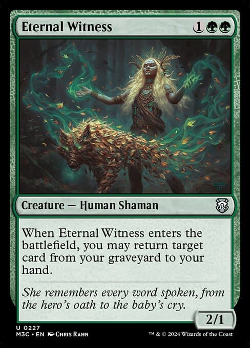 Eternal Witness from Modern Horizons 3 Commander (Uncommon)