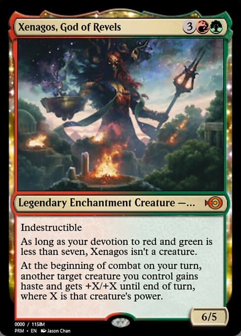 Xenagos, God of Revels from Magic Online Promos (Mythic)