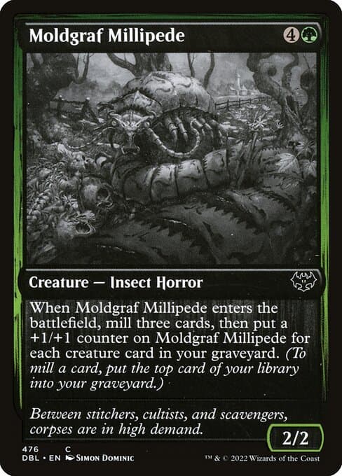 Moldgraf Millipede from Innistrad: Double Feature (Common)