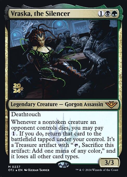 Vraska, the Silencer from Outlaws of Thunder Junction Promos (Mythic)