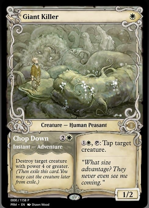 Giant Killer // Chop Down from Magic Online Promos (Rare)