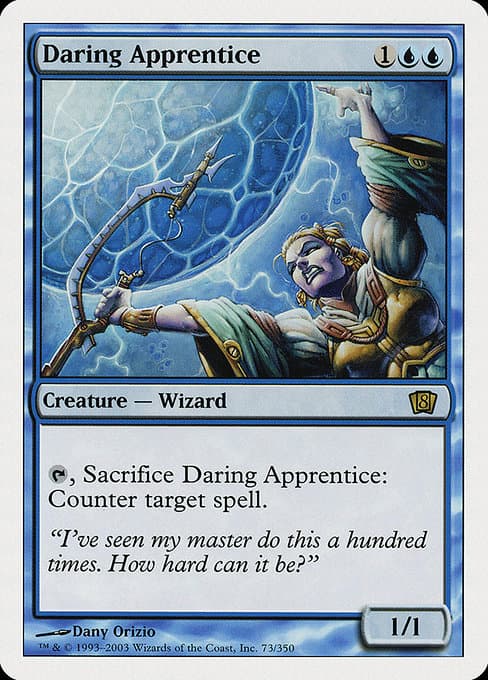 Daring Apprentice from Eighth Edition (Rare)
