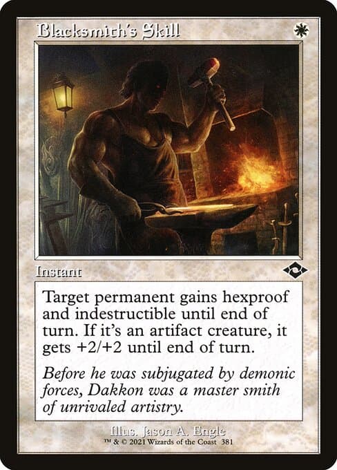 Blacksmith's Skill from Modern Horizons 2 (Common)