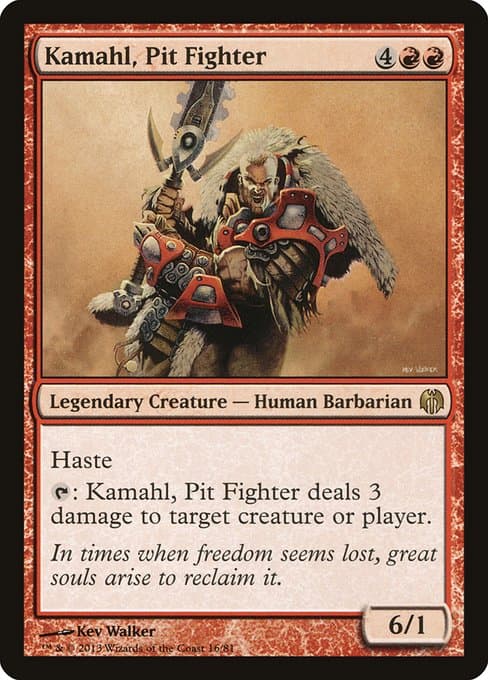 Kamahl, Pit Fighter (Rare)