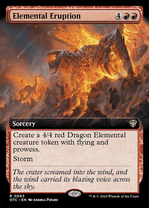 Elemental Eruption from Outlaws of Thunder Junction Commander (Rare)