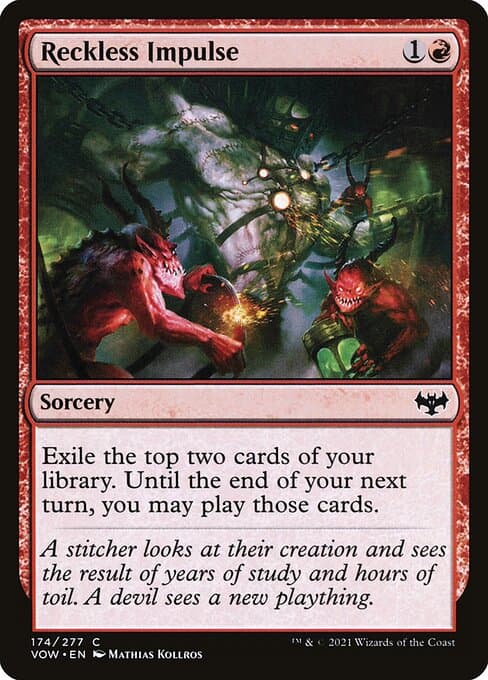 Reckless Impulse from Innistrad: Crimson Vow (Common)