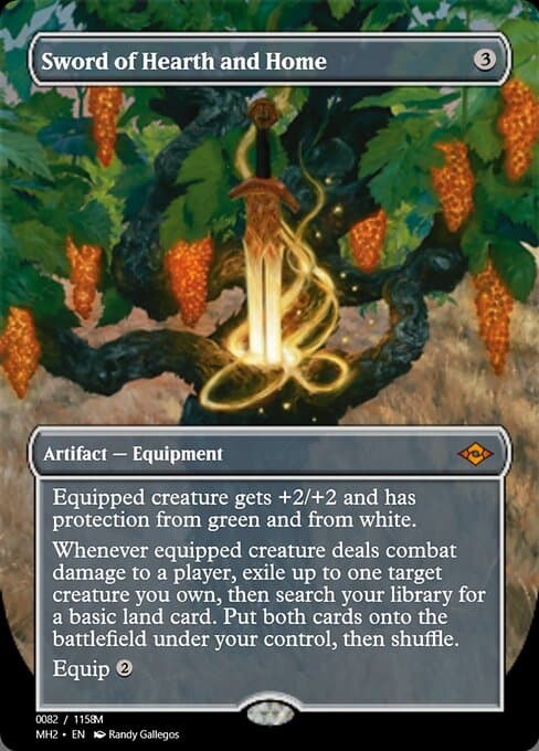 Sword of Hearth and Home from Magic Online Promos (Mythic)