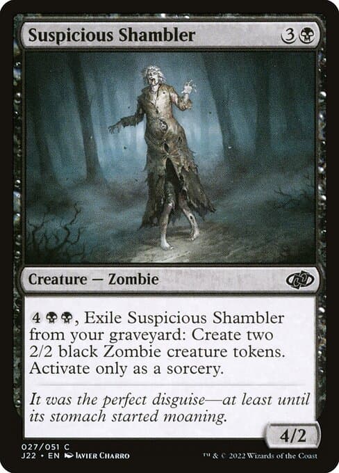 Suspicious Shambler from Jumpstart 2022 (Common)
