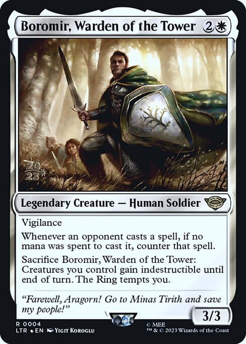 Boromir, Warden of the Tower (Rare)