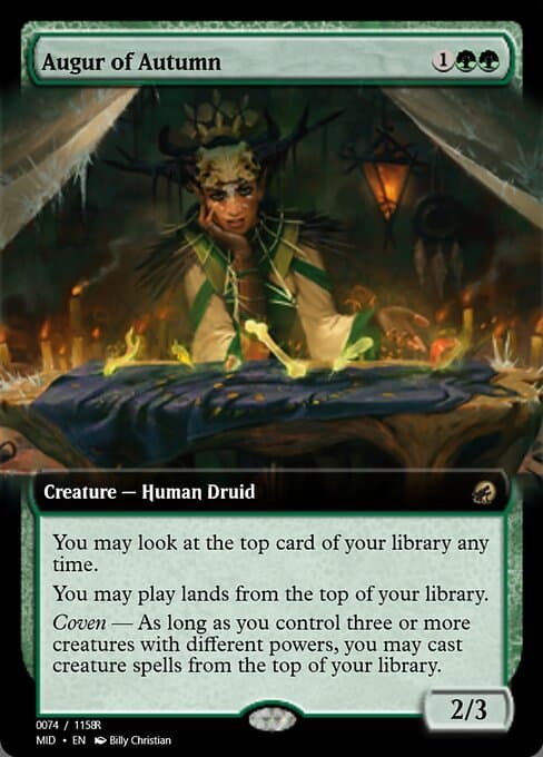 Augur of Autumn from Magic Online Promos (Rare)