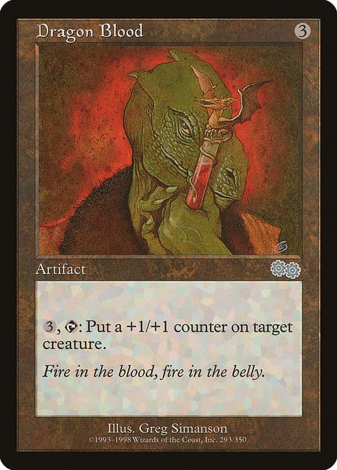Dragon Blood from Urza's Saga (Uncommon)