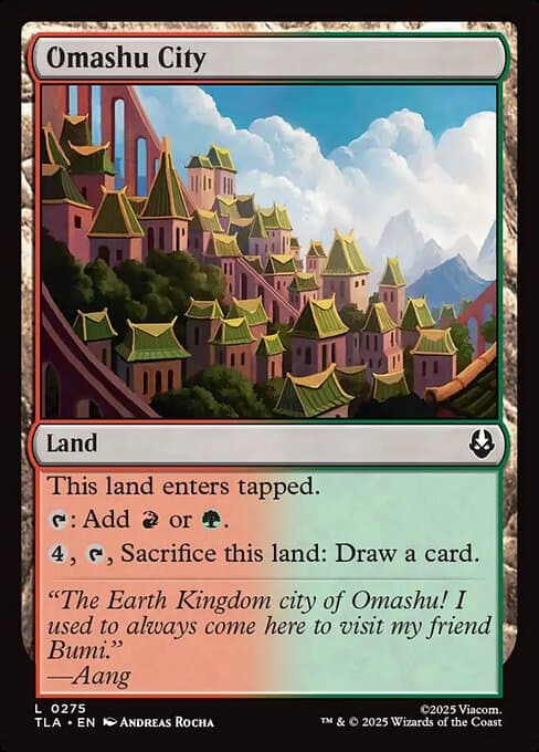 Omashu City from Avatar: The Last Airbender (Common)