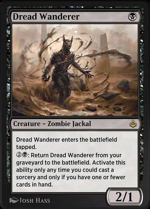Dread Wanderer from Amonkhet Remastered (Rare)