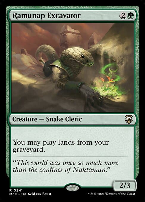 Ramunap Excavator from Modern Horizons 3 Commander (Rare)