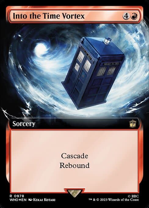 Into the Time Vortex from Doctor Who (Rare)