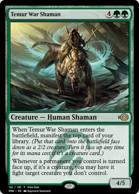Temur War Shaman from Magic Online Promos (Rare)
