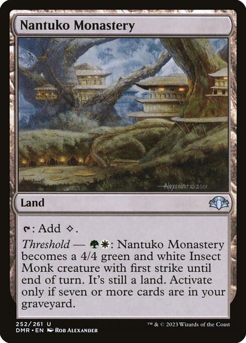 Nantuko Monastery from Dominaria Remastered (Uncommon)