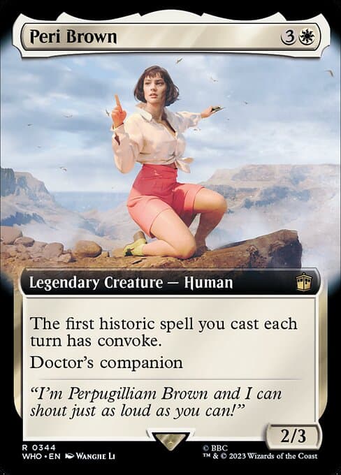 Peri Brown from Doctor Who (Rare)