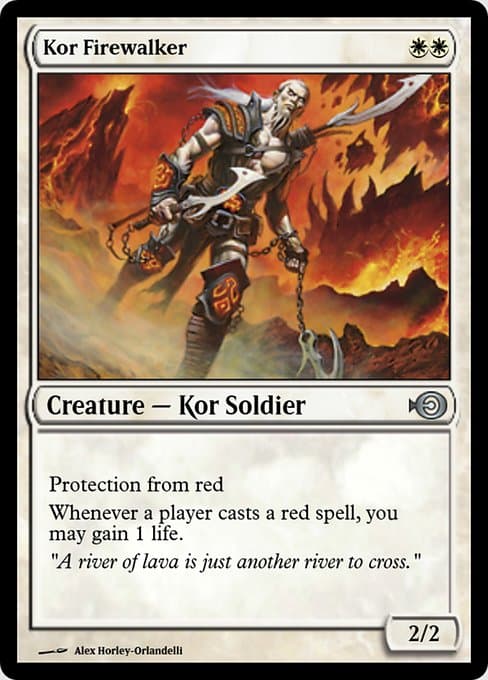 Kor Firewalker from Magic Online Promos (Uncommon)
