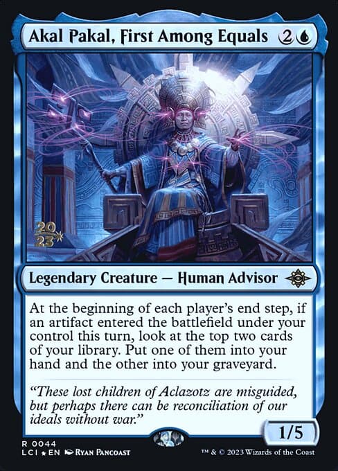 Akal Pakal, First Among Equals from The Lost Caverns of Ixalan Promos (Rare)