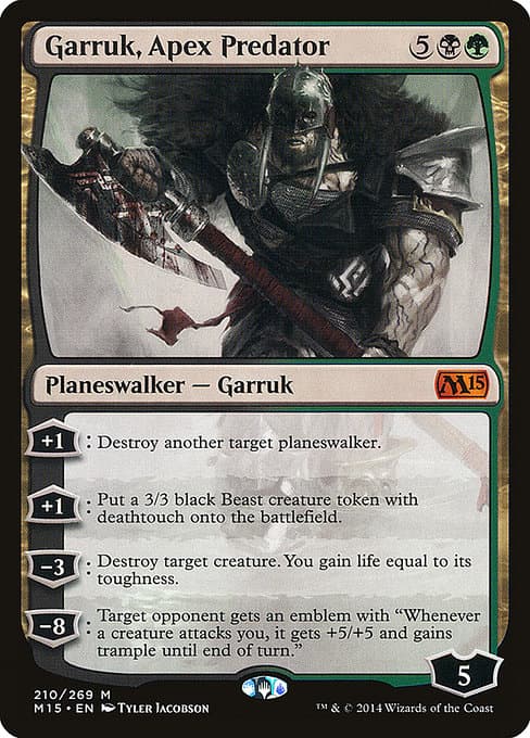 Garruk, Apex Predator from Magic 2015 (Mythic)
