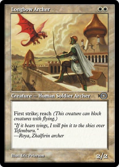 Longbow Archer from Magic Online Promos (Uncommon)