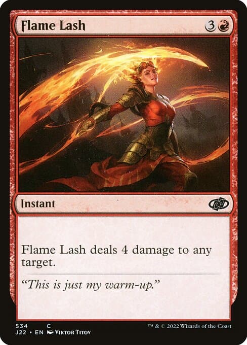 Flame Lash from Jumpstart 2022 (Common)