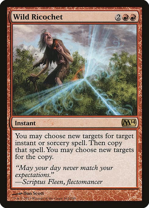 Wild Ricochet from Magic 2014 (Rare)