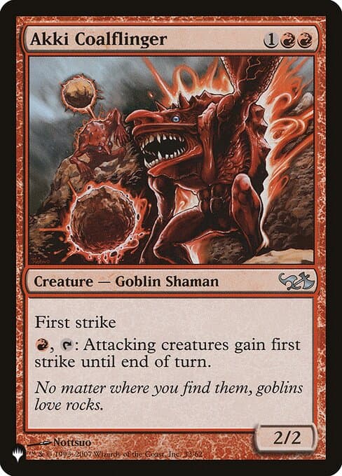 Akki Coalflinger from The List (Uncommon)