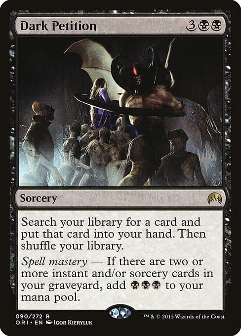 Dark Petition from Magic Origins Promos (Rare)