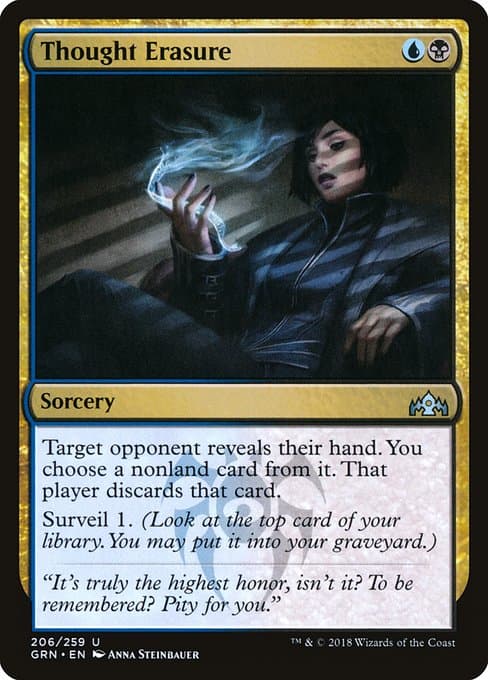 Thought Erasure from Guilds of Ravnica (Uncommon)