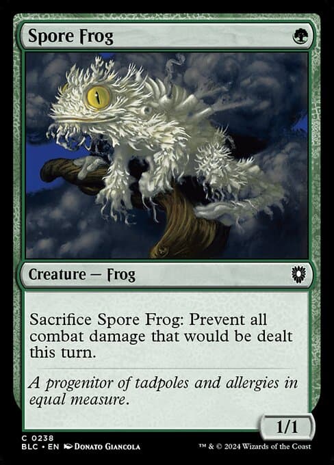 Spore Frog from Bloomburrow Commander (Common)
