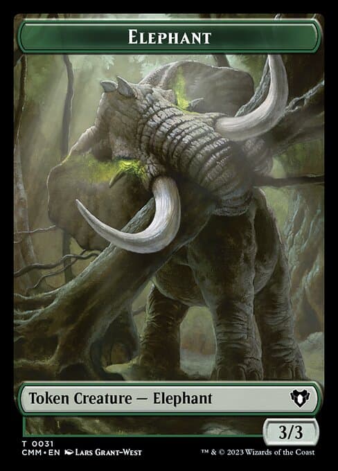 Elephant from Commander Masters Tokens (Common)