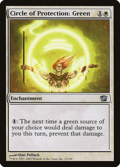 Circle of Protection: Green from Eighth Edition (Uncommon)