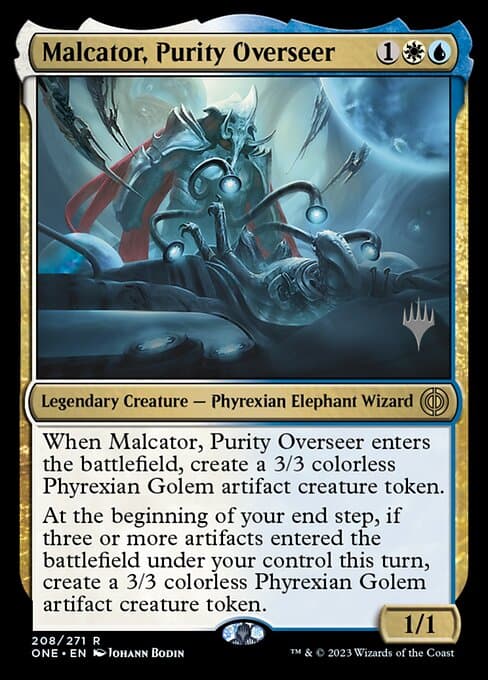Malcator, Purity Overseer from Phyrexia: All Will Be One Promos (Rare)