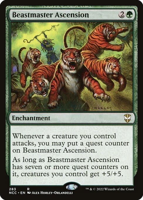 Beastmaster Ascension from New Capenna Commander (Rare)
