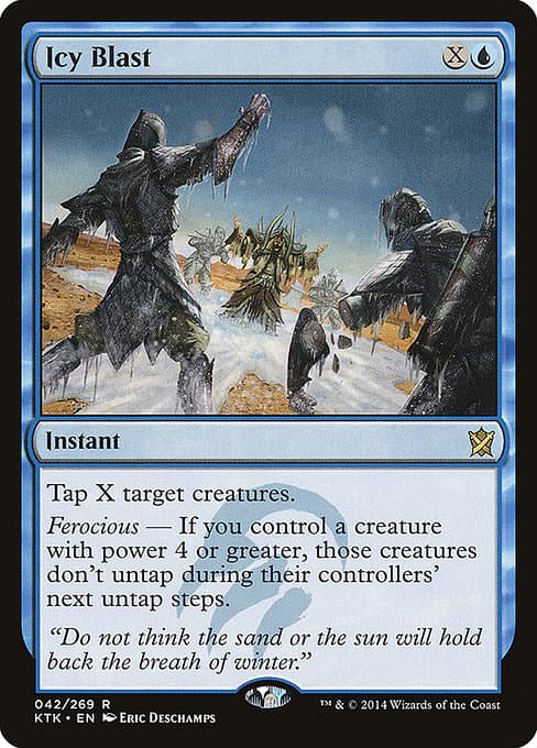 Icy Blast from Khans of Tarkir (Rare)