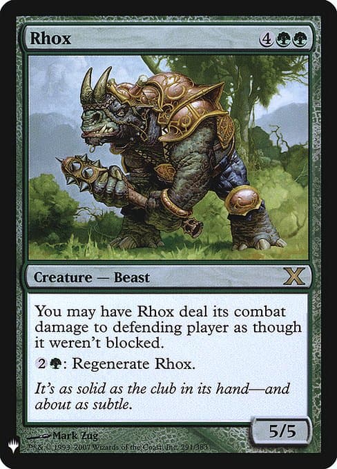 Rhox from The List (Rare)