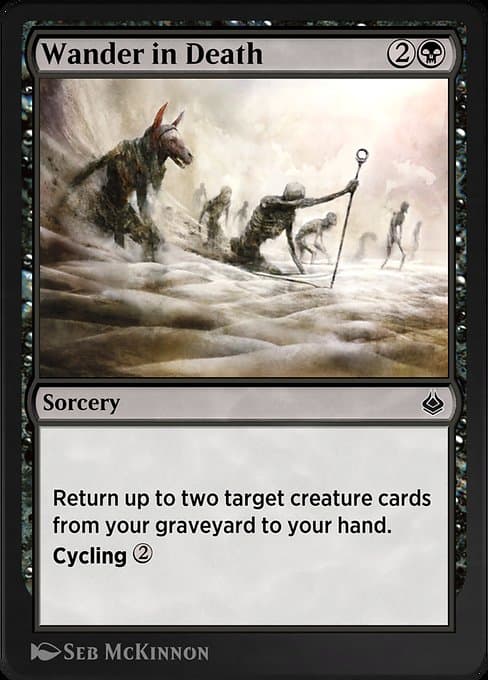 Wander in Death from Amonkhet Remastered (Common)